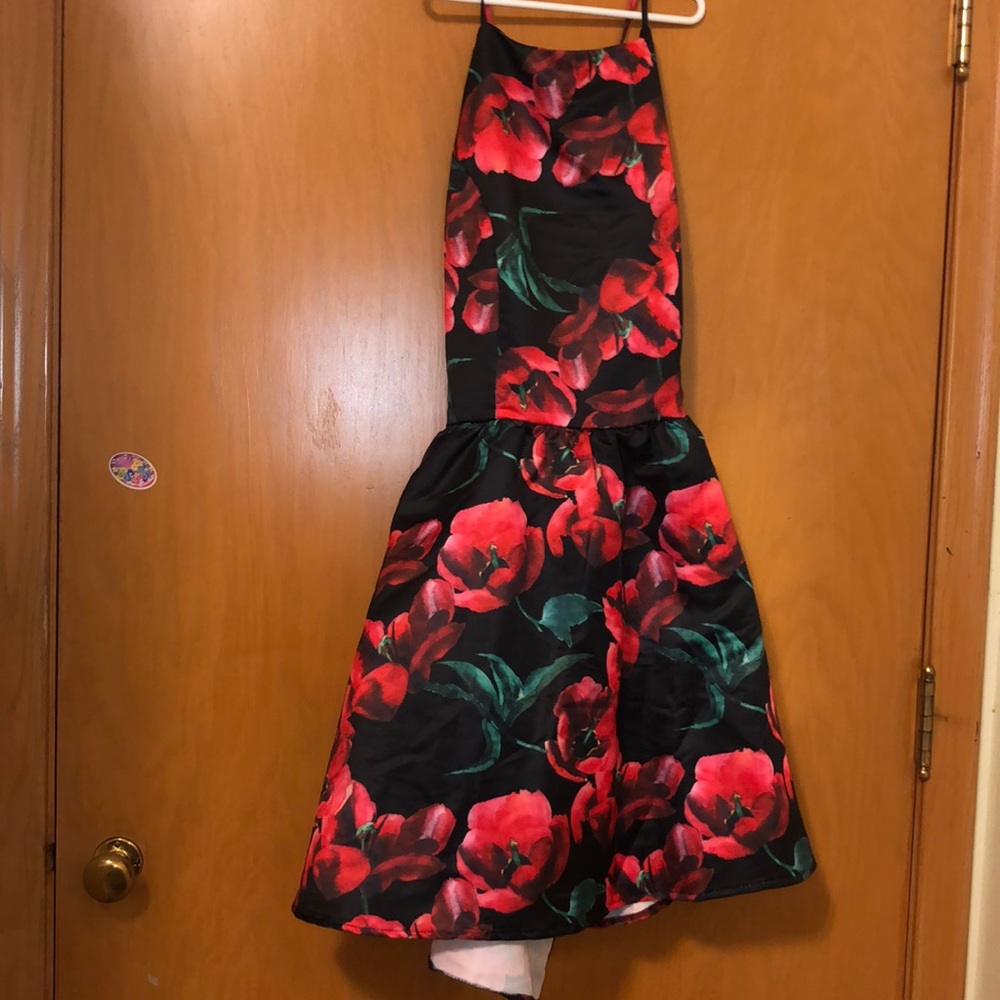 Poinsettia dress